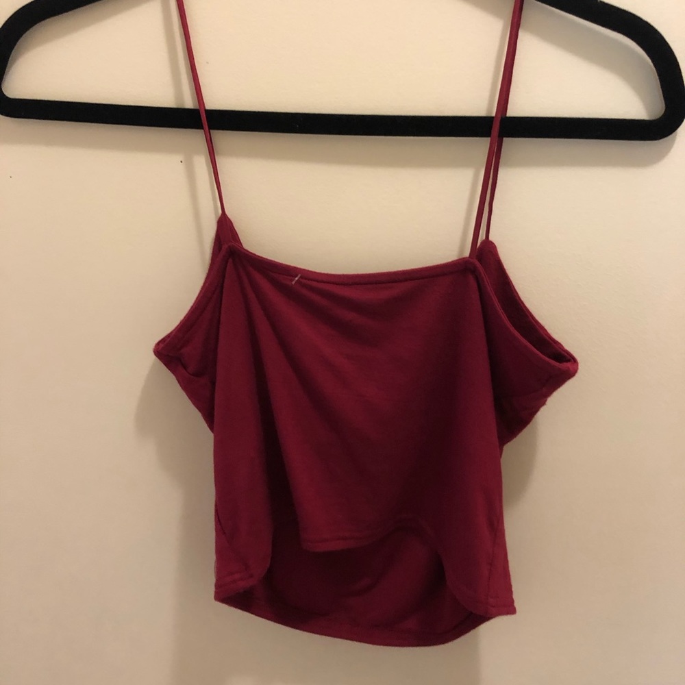 Pacsun dark red tank